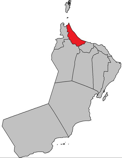 ولايات محافظة شمال الباطنة